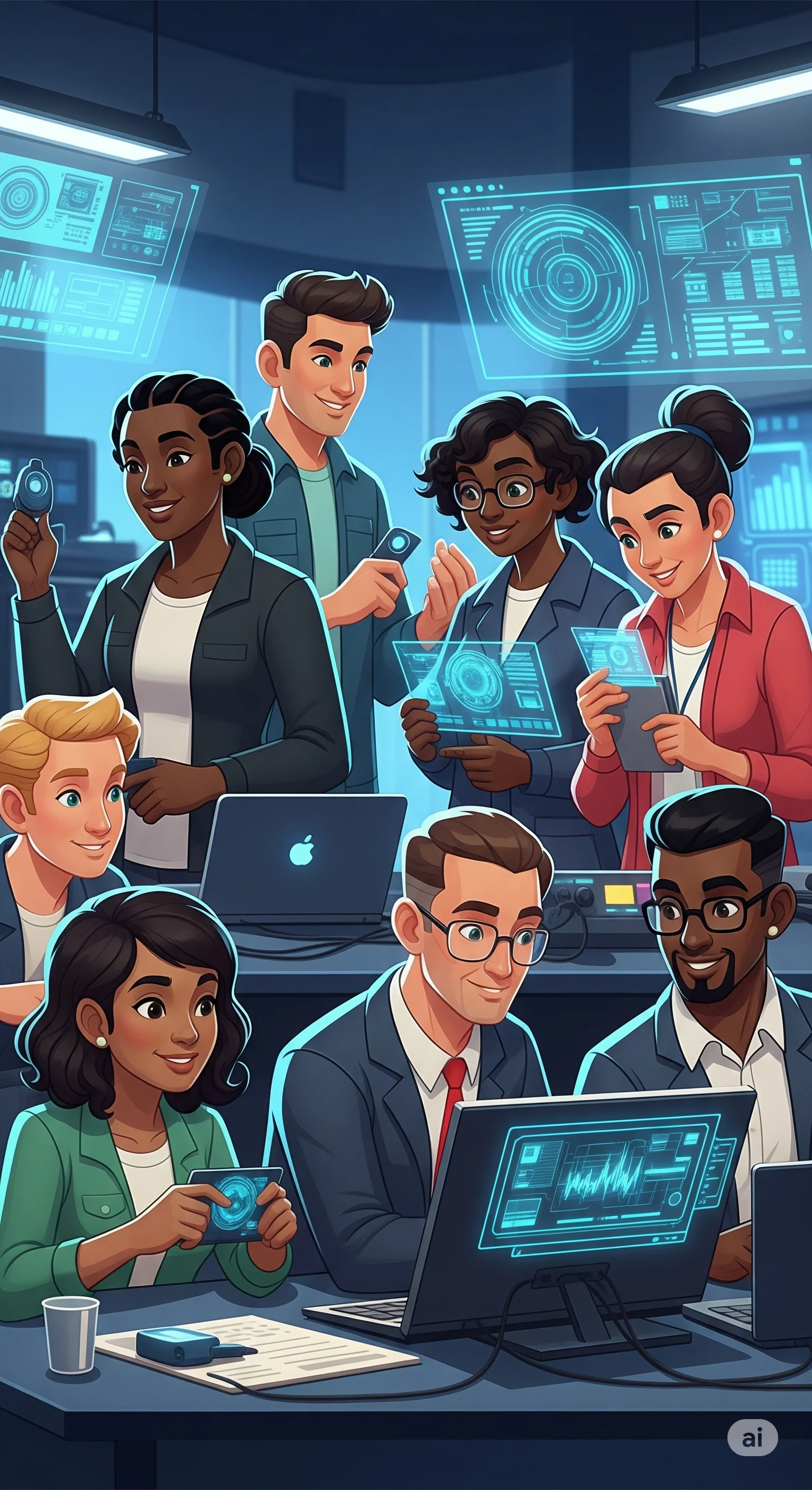 Team working together